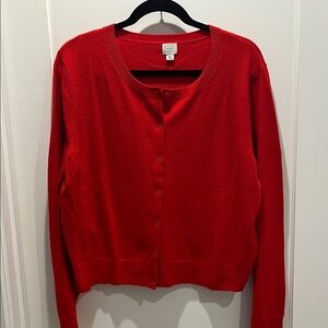 a new day Bright Red Women's Cardigan